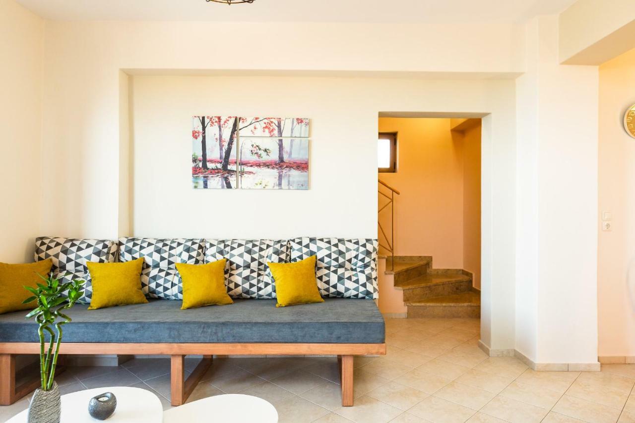Maroulas Villas Ioanna & Stavros, Private Pools, Bbq & Seaview, By Thinkvilla Eksteriør billede